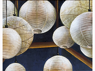 City Lights - Lanterns II by Sandra Blazel