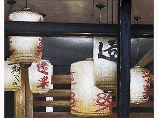 City Lights - Lanterns IV by Sandra Blazel