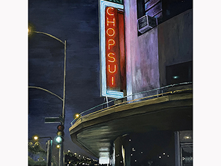 City Lights - Along King by Sandra Blazel