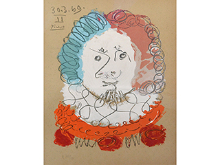 Imaginary Portrait 30.3.69.II by Pablo Picasso (1881-1973)