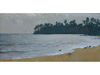 Beach Scene with Chickens by Peter Hayward Trust Sale(1905-1993)