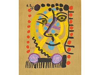 Imaginary Portrait 6.2.69 by Pablo Picasso (1881-1973)