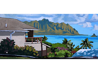 Mauka Overlook by Brenda Cablayan