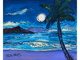 Diamondhead by Night by J Genus
