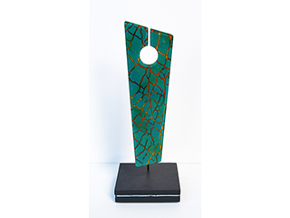 Teal Fissure Blade by Terry Savage