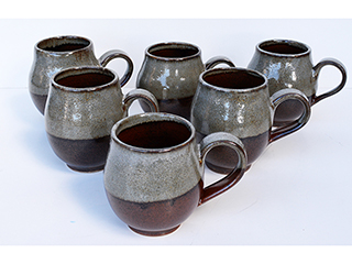 Handmade Stoneware Mugs by Paul Nash