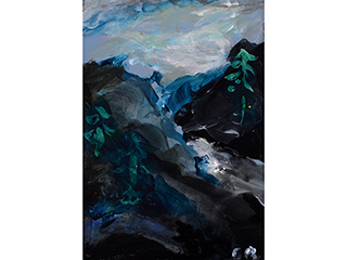 Moonlight over Mountains by Carin Rapson