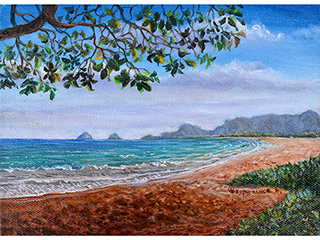 Kalama Beach - Kailua by Esperance Rakotonirina