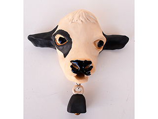 Cow with Bell by Erika Krayman