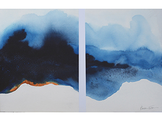 Two Blues by Brennan Simcock