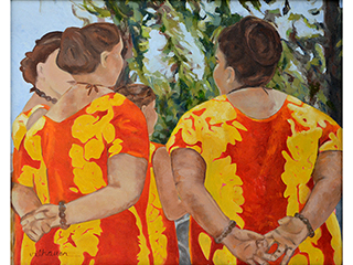 Hula Ladies Talk Story by Nancy Vilhauer
