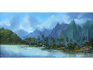 Pali Waiahole by Beverly Fettig