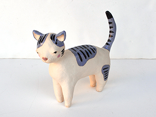 Cat with Daikon Legs by May Izumi
