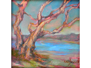 Kaneohe Tree in the Wind by Anna J. Farawell-Goo