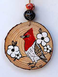 Red crested Cardinal by Erika Krayman
