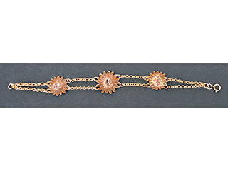 Sunflowers bracelet 1 by Alison  Loo