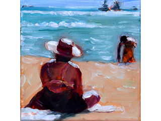 At the Beach - Afternoon Sun by Atsumi Yamamoto