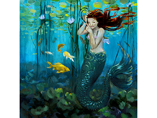 Lily Pond Naiad by Wendy Roberts