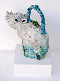 Rhino Teapot by Rochelle Lum (View 3)