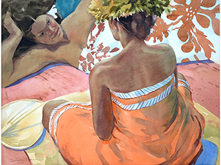 Two Figures by Susan McGovney Hansen (1933-2011)