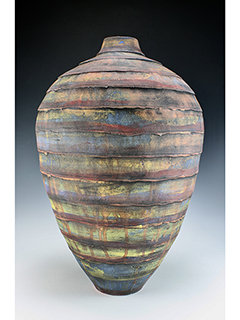 Layered Colorful Vase by Daven Hee
