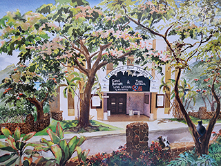 Diamond Head Theater by Peggy Chun (1946-2008)