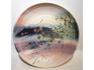 Large Round Platter #2020 by Charles  Higa (1933-2012)