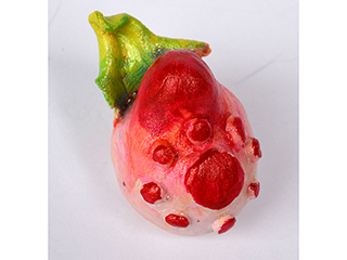 Ceramic Peach 1 by Lauren Hana Chai