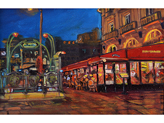 Metro at Saint Michel by Ka-Ning Fong