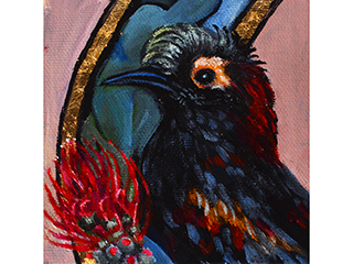 Illuminated  Akohekohe by Wendy Roberts