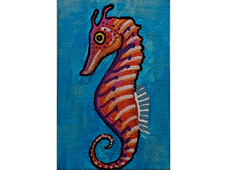 Tiny Seahorse by Jamen Chai