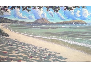 Kahala Beach by Russell Lowrey