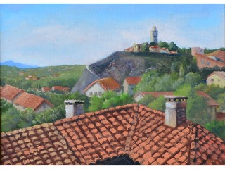 View of Villeneuve-Les Avignon by Alla Parsons