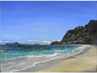 Waimanalo Beach by Lucy Haugen