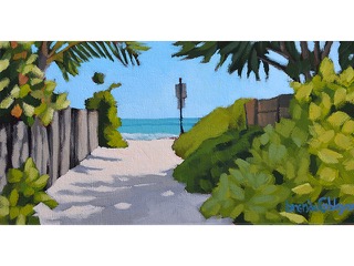 The Beach Path by Brenda Cablayan