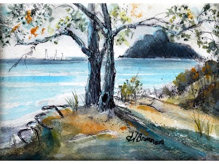 Kailua Beach Park by Edward Brennan