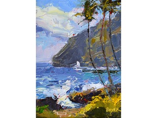 Cute Little Makapu'u Painting by Lynne Boyer