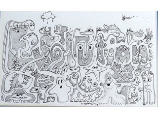 Evolution Gone Awry with Rain Cloud by Norm  Foster