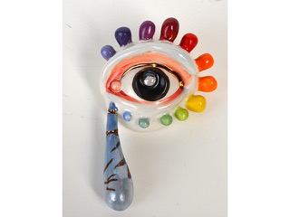 Crying Rainbow Eye by Boz Schurr
