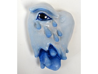 Sad Blue Eye Heart by Boz Schurr