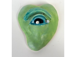 Green Eye Hearts by Boz Schurr