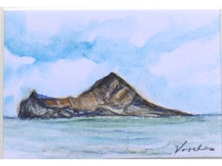 Ulupau Crater by Lovelyn Voorhees