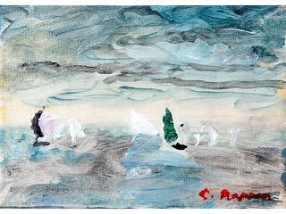 Overcast Day to Sail by Carin Rapson