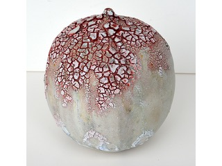 Red Highlight Textured Closed Form by Daven Hee