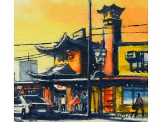 Old Zamboanga Theater by Jimmy Tablante