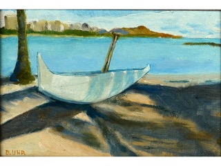 White Canoe by Burton  Uhr