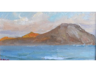 Sunset at Waiahole by Monte Razee