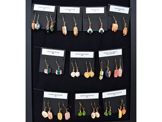 Spam Musubi Earrings by Tia Wu