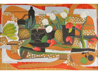 Tulips and Pineapples by Chris Campbell