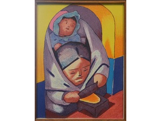 Rest and Work  by Jean Charlot (1898-1979)